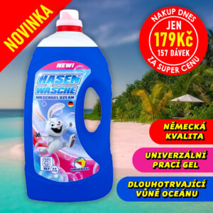 HASEN WÄSCHE WASCHGEL OZEAN Prací gel 5,5L (157dávek)