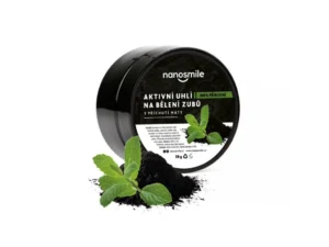 100% přírodní aktivní uhlí pro bělení zubů