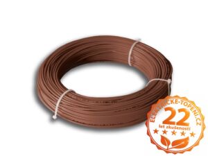 Vodič připojovací AV 2,5 hnědý
