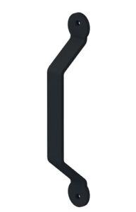 Mantion kovové madlo TR ke dveřím 32 x 228 mm, černý mat
