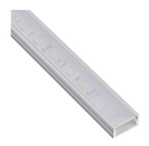 LED lišta 2 m profil LL-02 navrch + krytka mléčná
