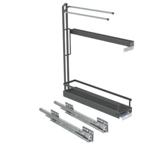 KESSEBÖHMER – Výsuv Arena Style 15-3D pro utěrky antracit