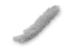 Kartáč těsnící s lepidlem 6,7 x 13 mm šedý