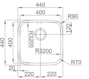 Sinks BAHIA 440