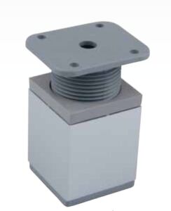 Soklová nožka NA 02R- 40x 40 mm s regulací