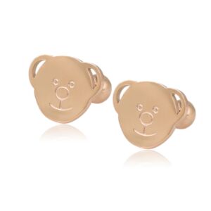Náušnice MEDVÍDCI ROSE GOLD