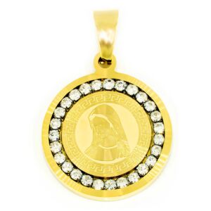 Přívěsek MADONKA GOLD II s kamínky