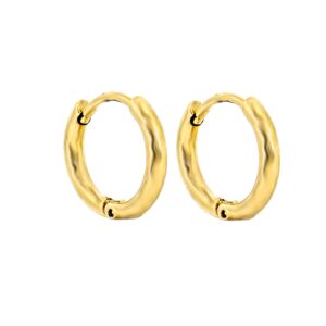 Náušnice kroužky KLASIK GOLD 1,2 cm