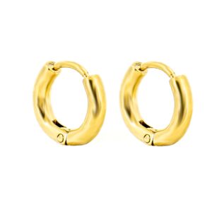 Náušnice kroužky KLASIK GOLD 1,2 cm