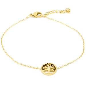 Nastavitelný náramek STROM ŽIVOTA GOLD