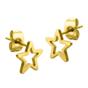 Náušnice HVĚZDA GOLD