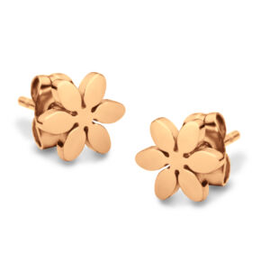 Náušnice KVÍTEK ROSE GOLD
