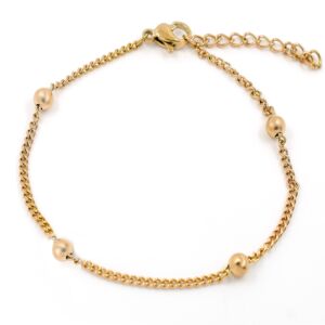Náramek KULIČKY ROSE GOLD