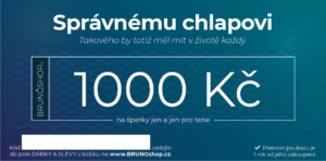 Elektronický poukaz PRO SPRÁVNÉHO CHLAPA 1 000 Kč