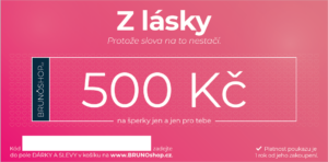 Elektronický poukaz Z LÁSKY 500 Kč