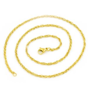 Proplétaný řetízek GOLD 45/0,25 cm