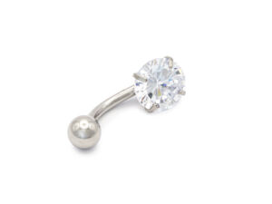Piercing do pupíku TŘPYTIVÁ ELEGANCE