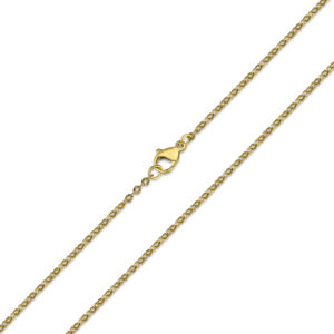 Vzorovaný řetízek 45/0,2 cm GOLD