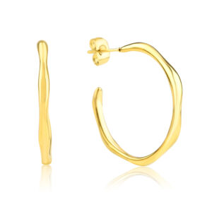 Náušnice KROUŽKY TWIST GOLD