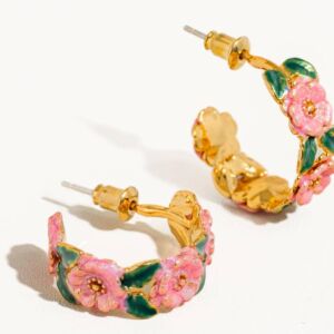 Náušnice JOCELYN 18K GOLD PLATED