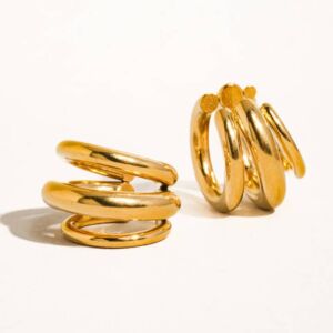 Záušnice AMES 18K GOLD PLATED