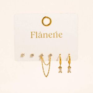 Náušnice ROUSSA 18K GOLD PLATED
