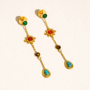 Náušnice BELLEVIE 18K GOLD PLATED