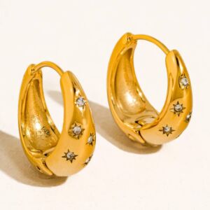 Náušnice SOLIRA 18K GOLD PLATED