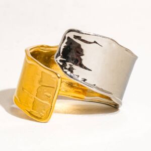 Prsten EMMY BAREVNÝ 18K GOLD PLATED
