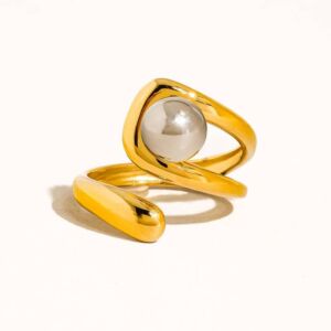 Prsten FAUNA 18K GOLD PLATED
