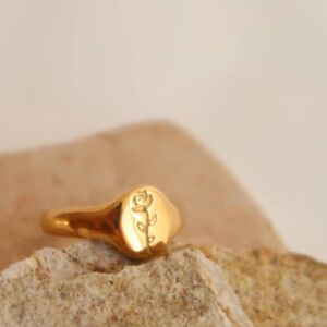 Prsten GEORGIA 18K GOLD PLATED