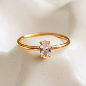 Prsten BORIS 18K GOLD PLATED