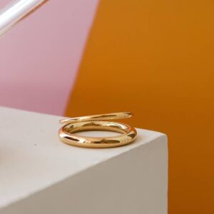 Prsten HARVEY 18K GOLD PLATED