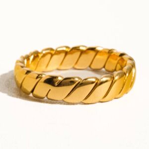 Prsten PIERRE 18K GOLD PLATED