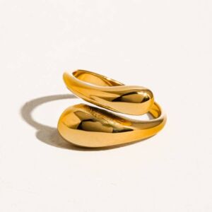 Prsten GABRIELLE 18K GOLD PLATED
