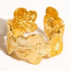 Prsten JOSÉE 18K GOLD PLATED