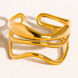 Prsten OZZY 18K GOLD PLATED