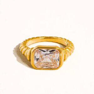 Prsten LAVERNE 18K GOLD PLATED
