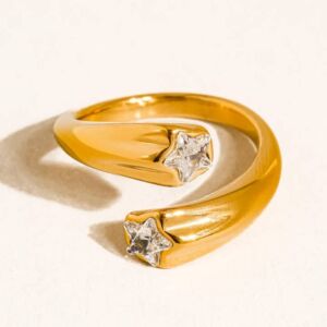 Prsten FENELLA 18K GOLD PLATED