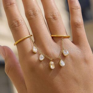 Prsten COSETTE 18K GOLD PLATED