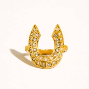 Prsten MAEVRIC 18K GOLD PLATED