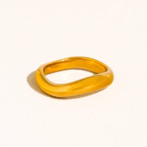 Prsten BRISELLE 18K GOLD PLATED