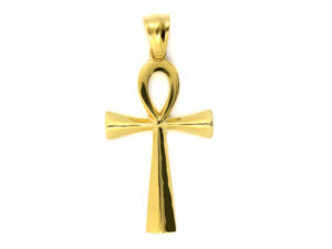 Nilský kříž ANCH – chirurgická ocel GOLD