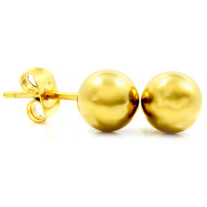 Náušnice KULIČKA GOLD 0,6 cm
