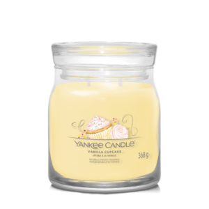 Yankee Candle vonná svíčka Signature ve skle střední Vanilla Cupcake 368g