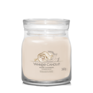 Yankee Candle vonná svíčka Signature ve skle střední Warm Cashmere 368g
