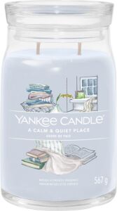 Yankee Candle vonná svíčka Signature ve skle velká Calm & Quiet place 567g