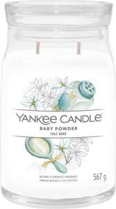 Yankee Candle vonná svíčka Signature ve skle velká Baby Powder 567g