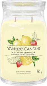 Yankee Candle vonná svíčka Signature ve skle velká Iced Berry Lemonade 567g
