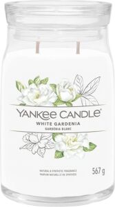 Yankee Candle vonná svíčka Signature ve skle velká White Gardenia 567g